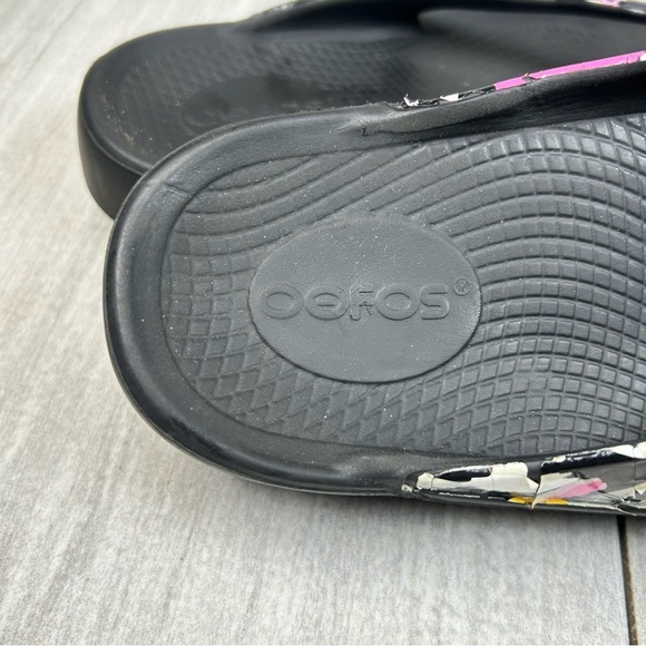 OOFOS OOlala Recovery Slides Thong Flip Flop Slide On Comfort Shoe Womens Size 6 - Picture 9 of 11
